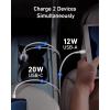 imageAnker USB C Car Charger Compact 32W 2Port LED Indicator Type C Charger with 20W Power Delivery ampamp 12W PowerIQ Compatible with iPhone 15 14 13 12 Series Pixel 3 2 XL iPad Pro ampamp More Devices