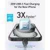imageAnker USB C Charger Block 20W PIQ 30 Compact Fast Charging for iPhone 171615 and More Series Galaxy Pixel 43 iPad Cable Not IncludedGlacier Blue