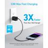imageAnker USB C Charger Block 33W 2 Port Compact Charger with Foldable Plug for iPhone 1716 Series Galaxy and More Cable Not Included WhiteBlack