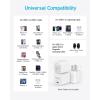 imageAnker USB C Charger with Foldable Plug 20W USB C Charger Block for iPhone 1716  15 and More Series Galaxy Pixel iPad 3 Pack Cable Not Included