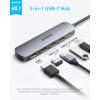 imageAnker USB C Hub 5in1 USB Hub for Laptops 4K HDMI Multiport Adapter with 90W Max Power Delivery USBC ampamp USBA Data Ports USB C Dongle Compact for MacBook Dell and More Charger Not Included