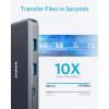 imageAnker USB C Hub 7in1 with 4K HDMI 85W Power Delivery USBC and 2 USBA 5Gbps Data Ports microSD and SD Card Reader for MacBook Air MacBook Pro XPS and More