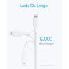 imageAnker USB C to Lightning Cable 321 USBC to Lightning Cable 6ftWhite MFi Certified for iPhone 13 Pro 12 Pro Max 12 11 X XS AirPods Pro Supports Power Delivery Charger Not Includedwhite