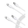 imageAnker USB C to Lightning Cable 321 USBC to Lightning Cable 6ftWhite MFi Certified for iPhone 13 Pro 12 Pro Max 12 11 X XS AirPods Pro Supports Power Delivery Charger Not Includedwhite