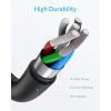 imageAnker USB C to Lightning Cable 321 USBC to Lightning Cable 6ftWhite MFi Certified for iPhone 13 Pro 12 Pro Max 12 11 X XS AirPods Pro Supports Power Delivery Charger Not IncludedBlack