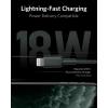 imageAnker USB C to Lightning Cable 321 USBC to Lightning Cable 6ftWhite MFi Certified for iPhone 13 Pro 12 Pro Max 12 11 X XS AirPods Pro Supports Power Delivery Charger Not IncludedGray