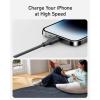 imageAnker USB C to Lightning Cable 6FTMFi Certified BioBased Charging Cord for iPhone 14 Seriesand MoreUSB 20PurpleBlack
