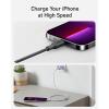imageAnker USB C to Lightning Cable 6FTMFi Certified BioBased Charging Cord for iPhone 14 Seriesand MoreUSB 20PurpleBlack