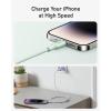 imageAnker USB C to Lightning Cable 6FTMFi Certified BioBased Charging Cord for iPhone 14 Seriesand MoreUSB 20PurpleGreen