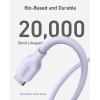 imageAnker USB C to Lightning Cable 6FTMFi Certified BioBased Charging Cord for iPhone 14 Seriesand MoreUSB 20PurplePurple