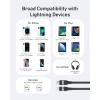imageAnker USB C to Lightning Cable UpcycledBraided USB C to Lightning Cord UltraFast Charging Cable for iPhone 14131211 Series and More 6FT3FT