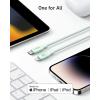 imageAnker USB C to Lightning Charging Cable 541 Organic Nylon Charging CableMFi Certifiedfor iPhone 14 PlusPro Max 13 Pro 12 11 X XS XRGreen