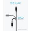 imageAnker USB C to USB C Cable TypeC 60W Fast Charging Cable 6 FT 2Pack for iPhone 17 Series iPad mini 6 and More BlackBlack