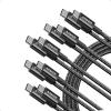 imageAnker USB C to USB C Cable TypeC 60W Fast Charging Cable 6 FT 2Pack for iPhone 17 Series iPad mini 6 and More BlackBlack