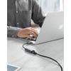 imageAnker USB to Ethernet Adapter1000Mbps Ethernet Adapter with USB 30 Aluminum Portable for MacBook Pro 2015 MacBook Air 2017 and More