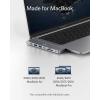 imageAnker USBC Hub for MacBook 8in2 Adapter Compatible with Thunderbolt 3 USBC Port 4K HDMI USBAampampC 30 Data Ports SD Card Lightning Audio
