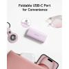 imageAnker iPhone 16 Portable Charger Nano Power Bank with Builtin USB C Connector 5000mAh Portable Charger 225W for iPhone 1615 Series Samsung S2223 Series iPad ProAir AirPods and MoreIce Lake Blue