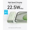 imageAnker iPhone 16 Portable Charger Nano Power Bank with Builtin USB C Connector 5000mAh Portable Charger 225W for iPhone 1615 Series Samsung S2223 Series iPad ProAir AirPods and MoreSprout Green