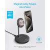 imageAnker iPhone 16 Wireless Charging Stand PowerWave 2in1 Magnetic Stand Lite with USBC Cable for iPhone 1616 Pro16 Plus16 Pro Max151413 Series AirPods 2Pro No AC AdapterBlack