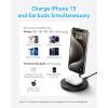 imageAnker iPhone 16 Wireless Charging Stand PowerWave 2in1 Magnetic Stand Lite with USBC Cable for iPhone 1616 Pro16 Plus16 Pro Max151413 Series AirPods 2Pro No AC AdapterBlack
