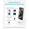 imageAnker iPhone 16 Wireless Charging Stand PowerWave 2in1 Magnetic Stand Lite with USBC Cable for iPhone 1616 Pro16 Plus16 Pro Max151413 Series AirPods 2Pro No AC AdapterWhite