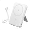 imageANKER Zolo Magnetic Power Bank 10000mAh Wireless Portable Charger with 30W Max Fast Charging Battery Pack with Builtin USBC Cable and Adjustable Stand for iPhone 1615 Series AirPods and MoreWhite