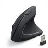 imageAnker 24G Wireless Vertical Ergonomic Optical Mouse for Work MultiDevice Connectivity 8001200 1600 DPI 5 Buttons for Laptop Desktop PC MacBook  Black
