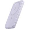 imageAnker 621 Magnetic Portable Charger MagGo 5000mAh Wireless Power Bank with USBC Cable MagsafeCompatible Battery Pack for iPhone 1615141312 SeriesPurple
