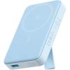 imageAnker 633 Magnetic Battery 10000mAh Wireless Portable Charger 20W USBC Power Bank with Stand MagsafeCompatible for iPhone 161514 SeriesBlue