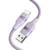 imageAnker Car Carplay Cable for iPhone 17 16 Pro Max Plus Upcycled Braided USB A to USB C Car Charger Cord for Samsung Note20 and More 3FT BlackViolet