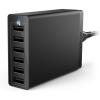 imageAnker Charger 60W 6 Port USB Charging Station PowerPort 6 Multi USB Charger for iPhone 1413 Series iPad ProAirMini Galaxy S23S22S21 Note 20 Ultra LG HTC and MoreBlack