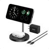 imageAnker MagSafe Compatible MagGo Charger Stand iPhone 17 Wireless Charger 2in1 Charging Station Qi2 Certified 15W Fast Charging for iPhone 171615141312 AirPods Pro Black No AdapterBlack