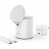 imageAnker Magnetic Wireless Charger 2in1 Charging Station for Magsafe Wireless Charger with 20W USBC Charger for iPhone 1414 Pro14 Pro Max1313 Pro Max AirPods Pro Dolomite WhiteDolomite White