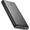 imageAnker Power Bank 26800 mAh External Battery with Dual Input Port and DoubleSpeed Recharging 3 USB Ports Without USB C Port for iPhone Series iPad Samsung Android and Other Devicesblack