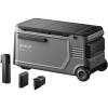 imageAnker SOLIX EverFrost 2 58L Cooler with Road Trip Kit 61 qt Car Refrigerator Electric Cooler with 288Wh Battery Powered by ACDC or Solar for Camping Travel Fishing Only 1 Battery Included