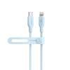 imageAnker USB C to Lightning Cable 6FTMFi Certified BioBased Charging Cord for iPhone 14 Seriesand MoreUSB 20PurpleBlue