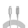 imageAnker USB C to USB C Cable TypeC Charging Cord Fast Charge33FT6FT10FT100W for iPhone 17 Series MacBook and MoreBlackSilver