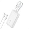 imageAnker Zolo Power Bank 10000mAh 30W Max Fast Portable Charger with Builtin USBC and MFi Certified Lightning Cables USBCampampA Battery Pack for iPhone 1615 Series MacBook GalaxyWhite