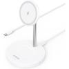 imageAnker iPhone 16 Wireless Charging Stand PowerWave 2in1 Magnetic Stand Lite with USBC Cable for iPhone 1616 Pro16 Plus16 Pro Max151413 Series AirPods 2Pro No AC AdapterWhite