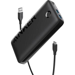 imageANKER Power Bank 20000mAh Portable Charger with 225W Max Fast Charging 2 USBA 1 USBC for iPhone 1615141312 Series Samsung iPad Pro AirPods Apple Watch and MoreBlack