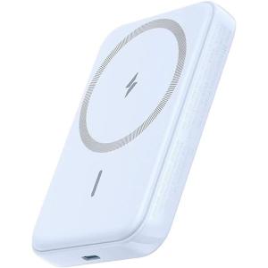 imageAnker 321 MagGo Battery PowerCore Magnetic 5K 5000mAh Magnetic Wireless Portable Charger Compatible with iPhone 1515 Plus15 Pro15 Pro Max iPhone 141312 SeriesBlackBlue