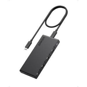 imageAnker 364 USB C Hub 10in1 Dual 4K HDMI with Max 100W Power Delivery Dual 4K HDMI Ports 4 USBC ampamp A Data Ports Ethernet and SD Card Slot for Dell Laptop ThinkPad and More
