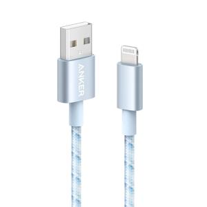imageAnker 6 ft Premium DoubleBraided Nylon Lightning Cable Apple MFi Certified for iPhone Chargers iPhone X88 Plus77 Plus66 Plus5s iPad iPad mini and More BlackBlue