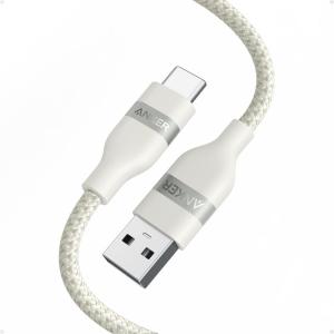 imageAnker Car Carplay Cable for iPhone 17 16 Pro Max Plus Upcycled Braided USB A to USB C Car Charger Cord for Samsung Note20 and More 3FT BlackWhite