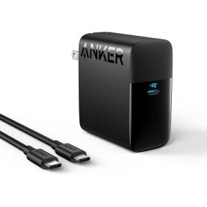 imageAnker MacBook Charger Compact and Foldable 100W USB C Charger for MacBook Air Samsung Galaxy iPhone 1716 Series iPad Pro and More 5FT USB C Cable IncludedBlack