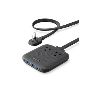 imageAnker Nano Charging Station67W Max 6in1 USBC Power Strip for iPhone 1615 and MacBook with Flat Plug and 5ft Thin Undetachable Extension Cord2 AC2 USBA2 USBC for HomeampampOfficeBlack Stone