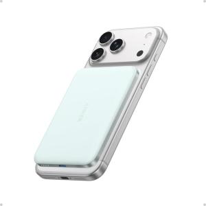 imageAnker Nano Power Bank UltraSlim 5000mAh Magnetic Battery Pack Qi2 Certified 15W Max UltraFast MagSafeCompatible Portable Charger Ergonomic Design for iPhone Air171615 Series Not for PixelGreen