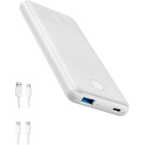 imageAnker Portable Charger USBC PortableCharger 10000mAh with 20W Power Delivery 523 Power Bank PowerCore Slim 10K PD for iPhone 13 SeriesiPhone 12 Series S10 Pixel 4 and More WhiteWhite