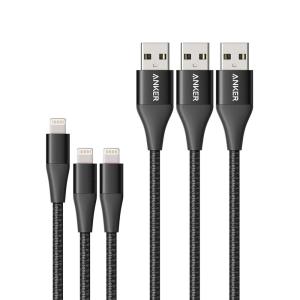 imageAnker Powerline II Lightning Cable 10 ft MFi Certified Charger Cable Extra Long iPhone Charging Cord Compatible with iPhone SE  11 Pro MaxXs MaxXRX  87  6S iPad and MoreBlack