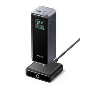 imageAnker Prime Power Bank 27650mAh 3Port 250W Portable Charger for Travel TSAApproved Smart App for MacBook ProAir iPhone 161514 Series Samsung Laptops and More Charging Base Not IncludedPowerBankCharging BaseBlack